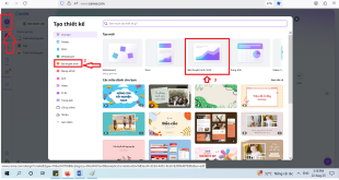 Slide tu dong canva